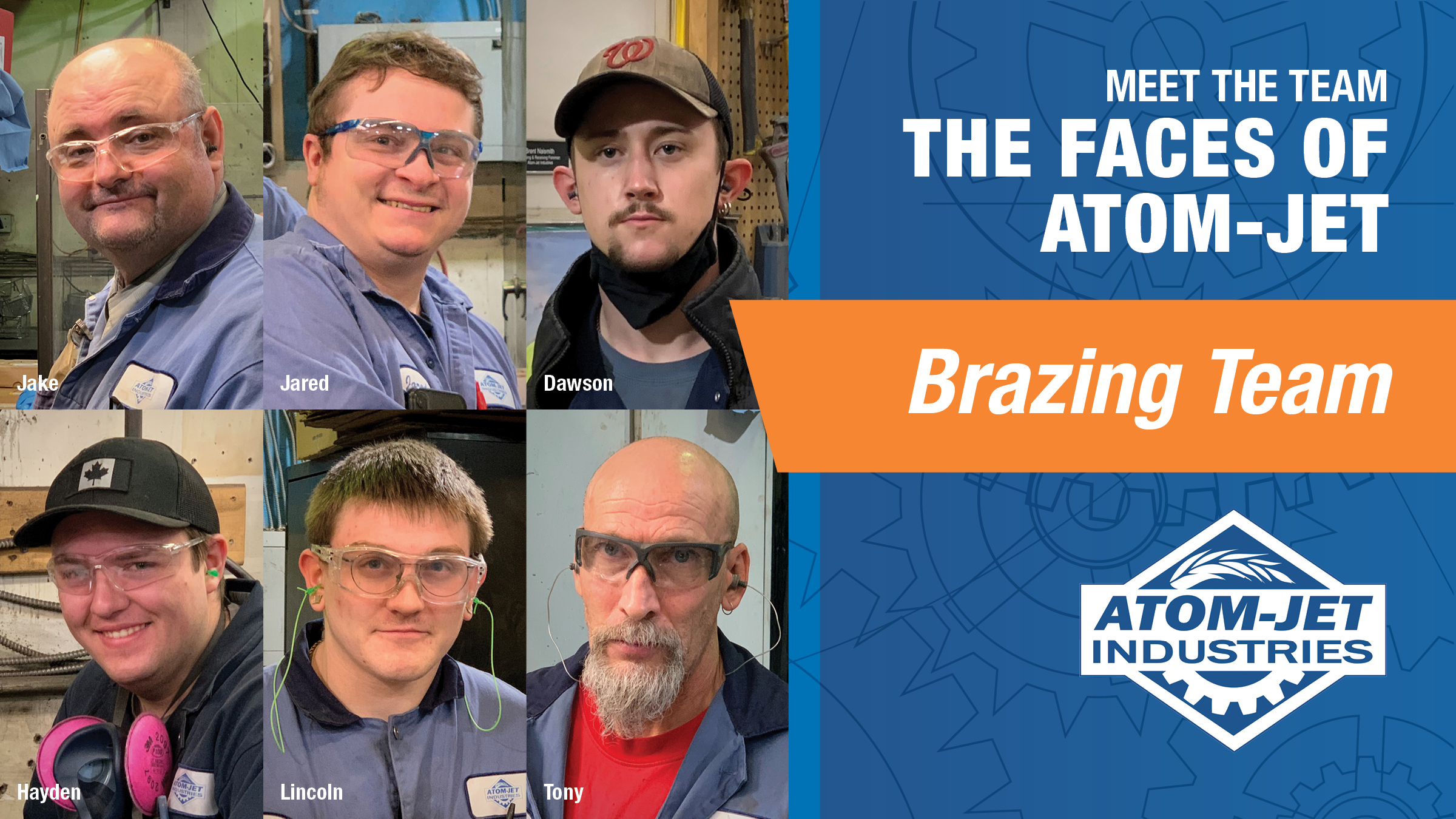 The Brazing Team at Atom-Jet Industries