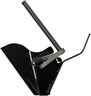 Atom-Jet Mid-Row Bander Series 2.5 Scraper Complete with Arm for Bourgault. 1/4" NH3 Tube. DMEL12C25