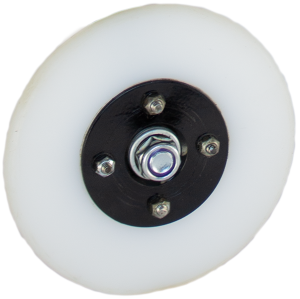 Atom-Jet Replacement UHMW Wheel for Case IH PD500 and New Holland P2080 Precision Disc Scraper. DEZFWH
